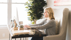 Carrie Ashley, Owner of Woven Copy Studio 